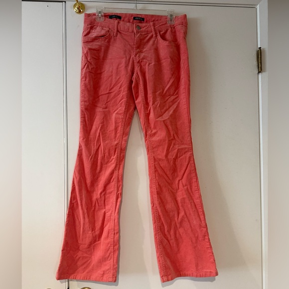 Wild Fable Salmon Pink corduroy, low rise, flare jeans - Picture 1 of 4